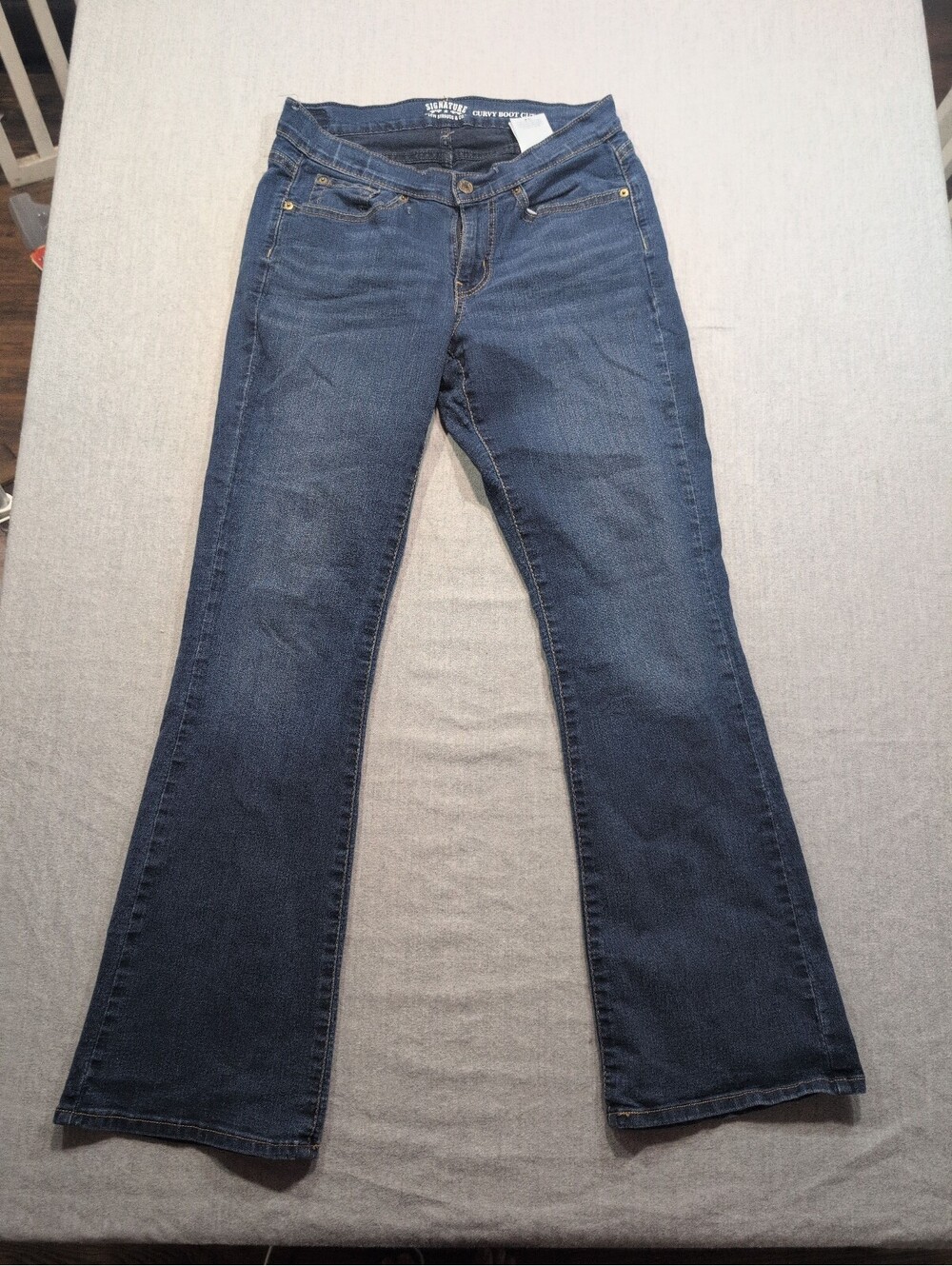 Levi Strauss Signature Curvy Boot Cut Jeans Blue